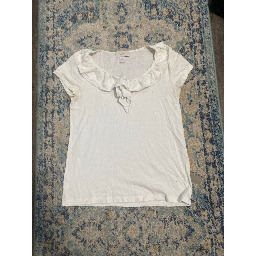 Ruffle neck top